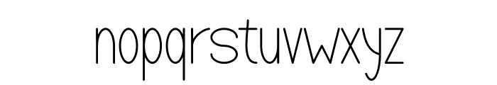 LOVI-Light Font LOWERCASE