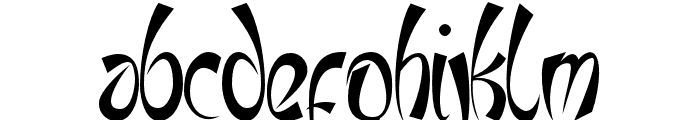 LOXANTRE-Regular Font LOWERCASE