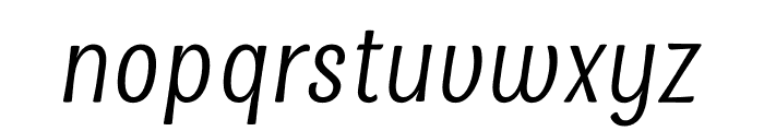 LP Sans Italic Font LOWERCASE