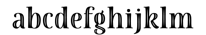 LPSerif-Inline Font LOWERCASE