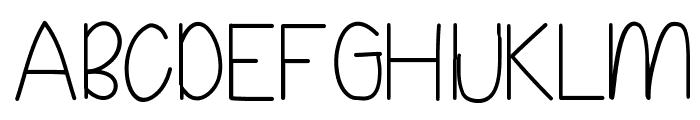 LSFFlairPen Font UPPERCASE