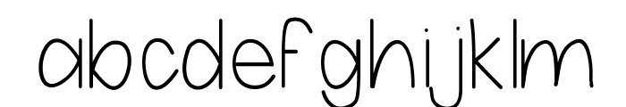 LSFFlairPen Font LOWERCASE