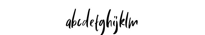 LSOlive-05Brush Font LOWERCASE