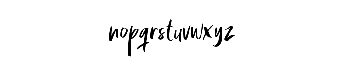 LSOlive-05Brush Font LOWERCASE