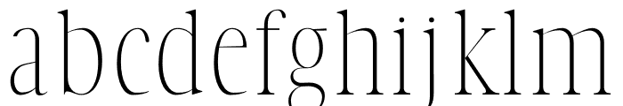 LUCE Font LOWERCASE