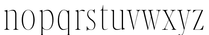 LUCE Font LOWERCASE