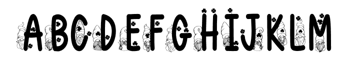 LUCKY GNOME BOYS Font LOWERCASE