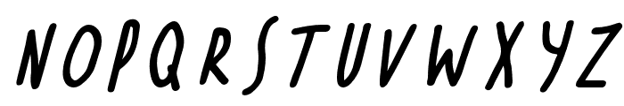 LUPINES-BoldItalic Font UPPERCASE