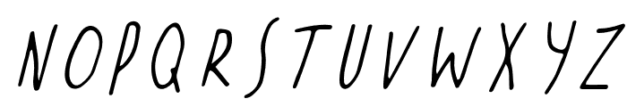 LUPINES-Italic Font UPPERCASE