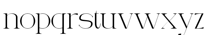 LUXURY Serif Regular Font LOWERCASE