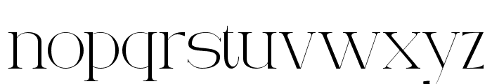 LUXURYSerif-Regular Font LOWERCASE