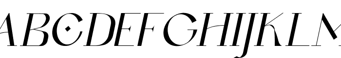 La Gagliane Italic Font UPPERCASE