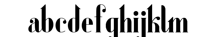 La Gathe Font LOWERCASE