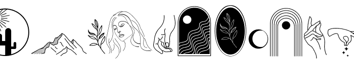 La Obrige Icon Icon Font LOWERCASE