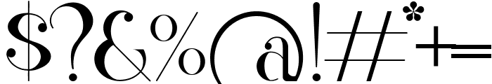 La Obrige Font OTHER CHARS