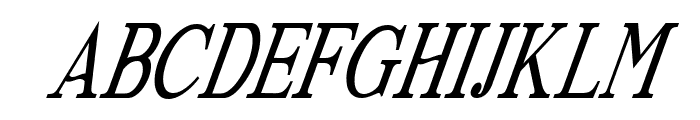 La Petite Gazette Bold Italic Font UPPERCASE