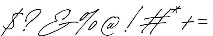 La Planca de Cafetaria Script Font OTHER CHARS
