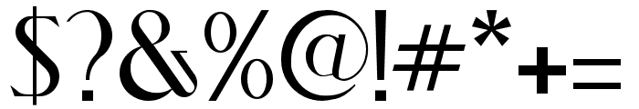 La Rollette Serif Font OTHER CHARS
