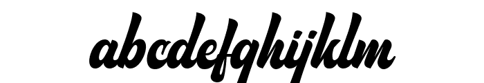 La Vintage Script Regular Font LOWERCASE