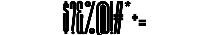 LaBonita Bold Condensed Font OTHER CHARS