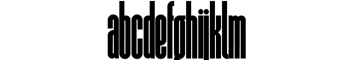 LaBonita Bold Condensed Font LOWERCASE
