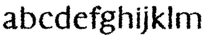 LaCoffee-BoldDistorted Font LOWERCASE