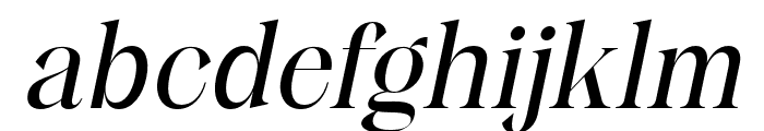 LaGateau-Italic Font LOWERCASE