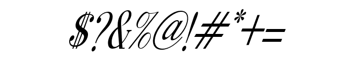LaPetiteGazette-Italic Font OTHER CHARS