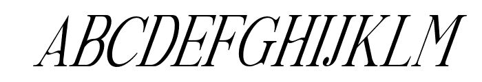 LaPetiteGazette-Italic Font UPPERCASE