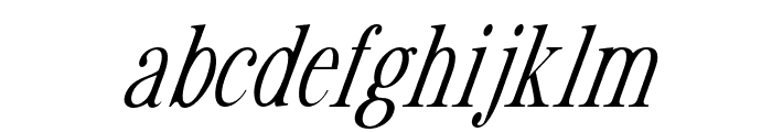LaPetiteGazette-Italic Font LOWERCASE