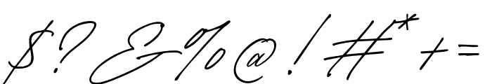 LaPlancadeCafetaria-Script Font OTHER CHARS