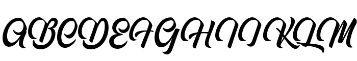 LaVintageScript-Regular Font UPPERCASE