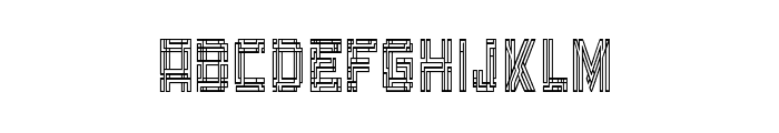 Labirinth Font UPPERCASE