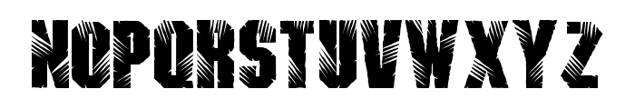 Lacerated-Regular Font LOWERCASE