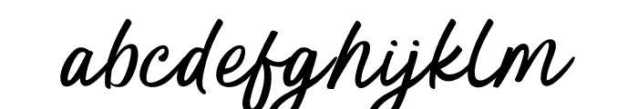 Lachi Script Font LOWERCASE