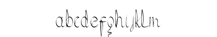 Lachicha-Display Font LOWERCASE