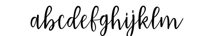 Ladies Script Regular Font LOWERCASE