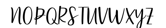 LadiesScript-Regular Font UPPERCASE