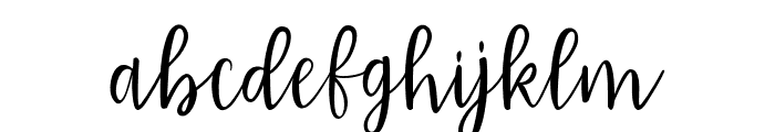 LadiesScript-Regular Font LOWERCASE