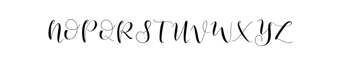 LadiesScript Font UPPERCASE