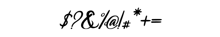 Lady Finger Italic Font OTHER CHARS