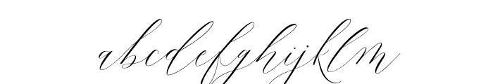 Lady Slippers Basic Font LOWERCASE