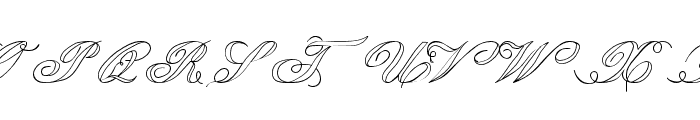 Lady Vittoria Voided Font UPPERCASE