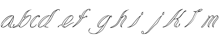 Lady Vittoria Voided Font LOWERCASE