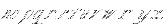 Lady Vittoria Voided Font LOWERCASE