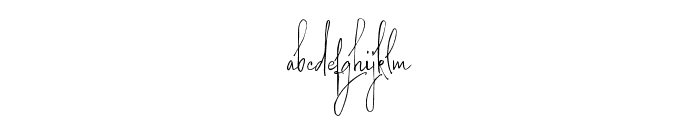 LadyBoss Script Font LOWERCASE