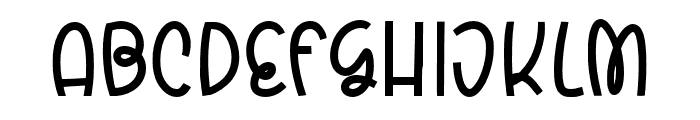 Ladybels Regular Font UPPERCASE