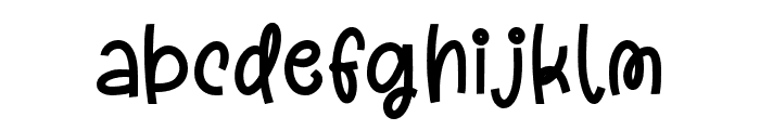 Ladybels Regular Font LOWERCASE