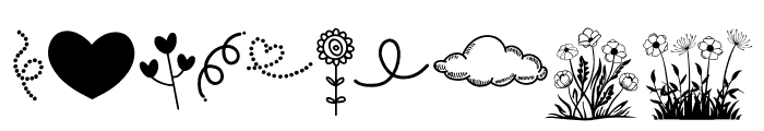 Ladybug Doodle Font OTHER CHARS