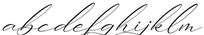 Ladyday Italic Font LOWERCASE